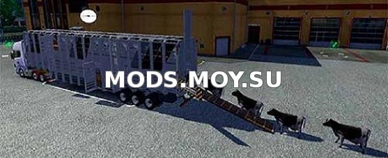 Прицеп для перевозки животных для  ETS 2