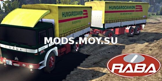Raba & Trailer v2.0 для Spin Tires 2014