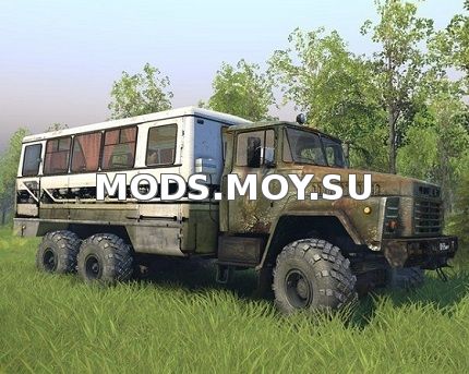 КРАЗ-260+аддоны камаз для SPIN TIRES