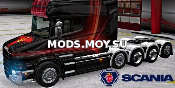 Scania T Longline Red Eagle Skin для Euro Truck Simulator 2