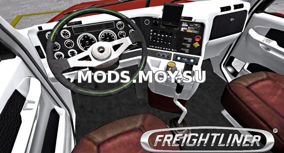 Freightliner Coronado White Interior для Euro Truck Simulator 2