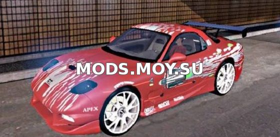 Ai Mazda RX-7 F&F v1.1 для Euro Truck Simulator 2