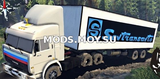 KamAZ-54115 v1.0 для Spin Tires 2014