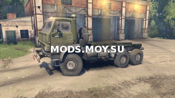 Камаз 43101 Бензовоз для Spin Tires
