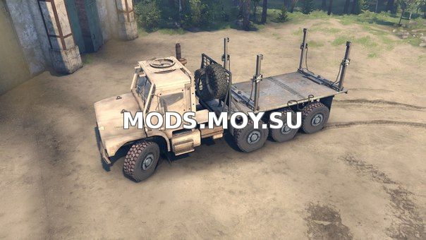 Oshkosh MTVR LHS 8x8 Final для Spin Tires